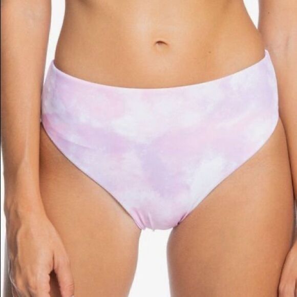 Roxy Sea & Waves Revo Purple Reversible Bikini Bottoms Size Small - Picture 2 of 9
